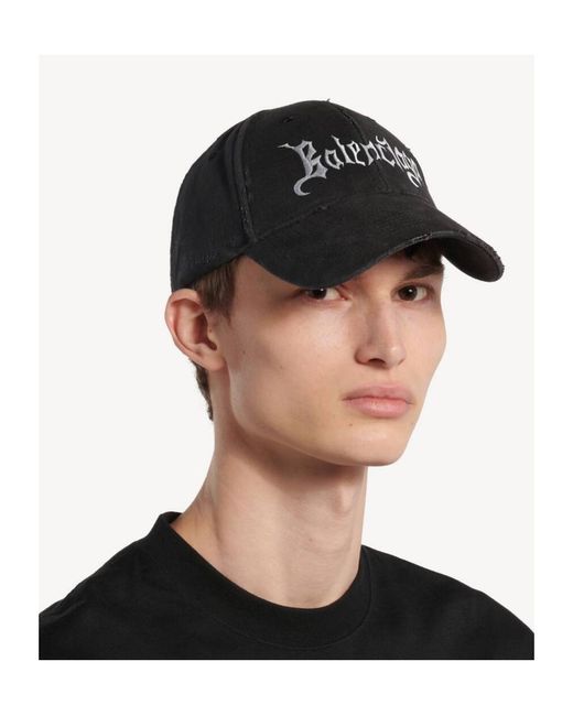 Balenciaga Black Sketchy Cap for men