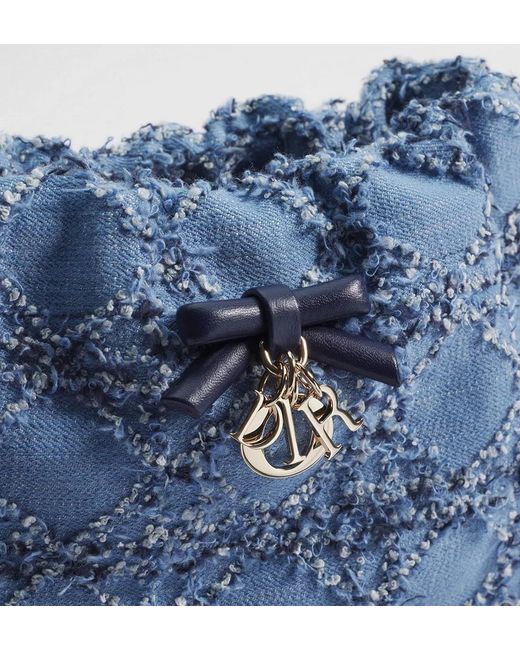 Dior Blue Aable Mini Bucket Bag