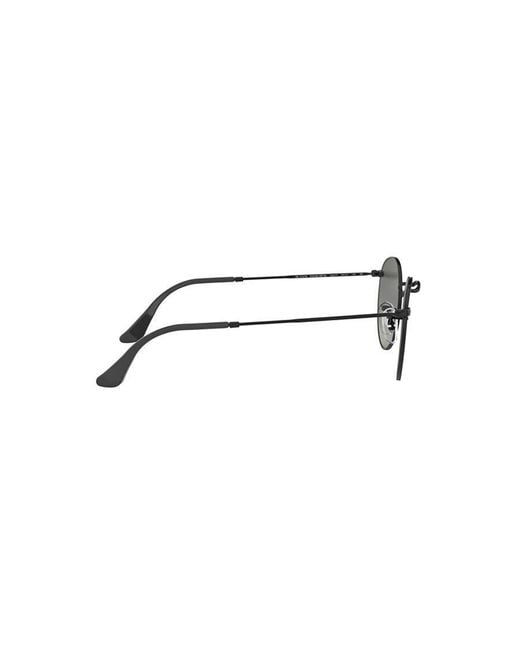 Ray-Ban Metallic Round Frame Sunglasses for men