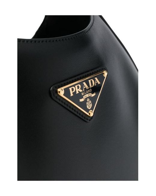 Prada Black Symbol Logo Shoulder Bag
