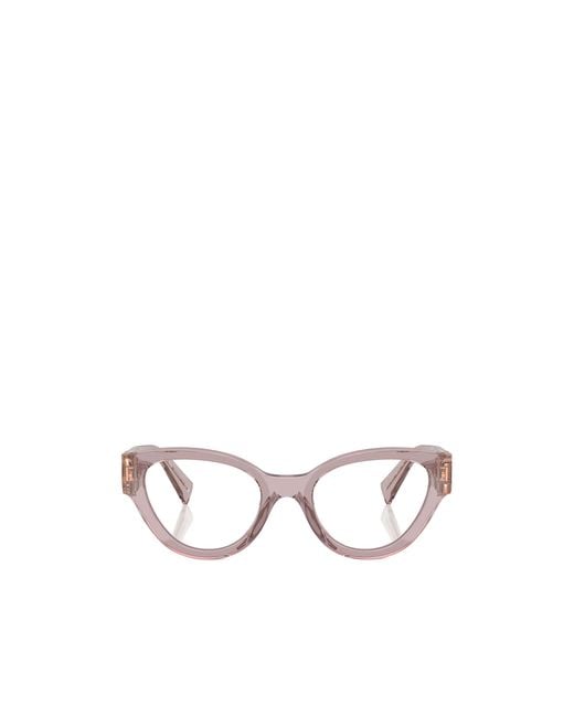 Miu Miu Multicolor Cat-Eye Frame Glasses