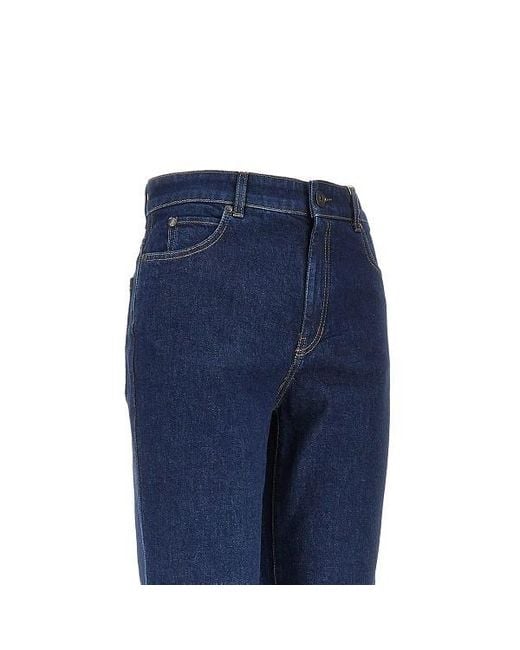 Weekend by Maxmara Blue Belt-Loop Jeans