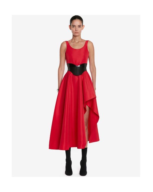 McQueen Black Zip-Up Belt