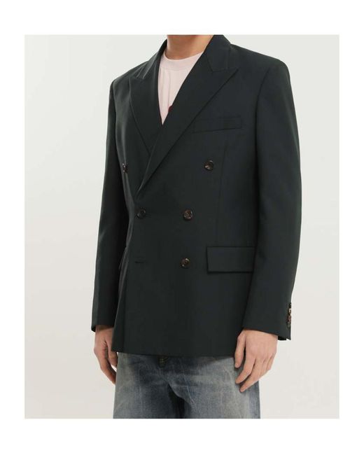 1989 STUDIO Gray Single-Breasted Tailored Blazer for men