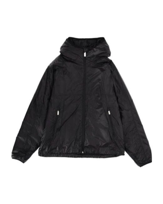 Herno Black Laminar Relaxed Hooded Jacket for men