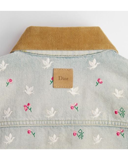 Dior White Amour Embroidered Jacket