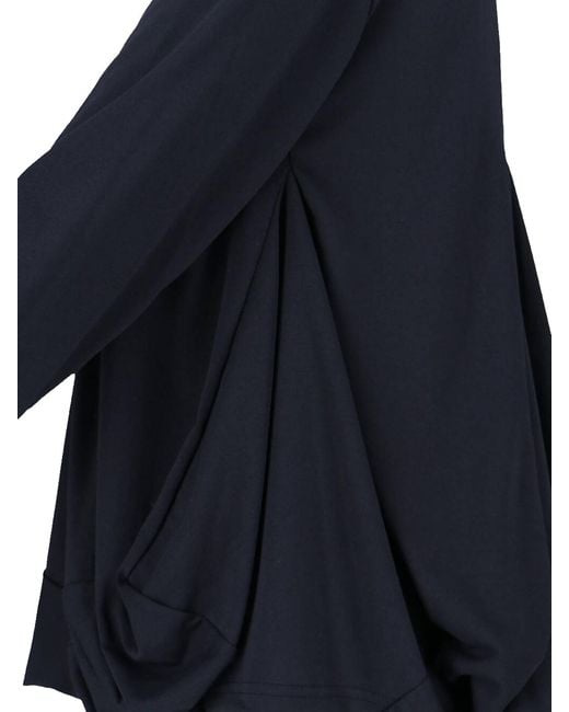 Comme des Garçons Blue Long-Sleeved Top