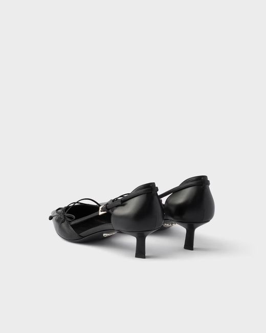 Prada Black Open-Toe Pumps