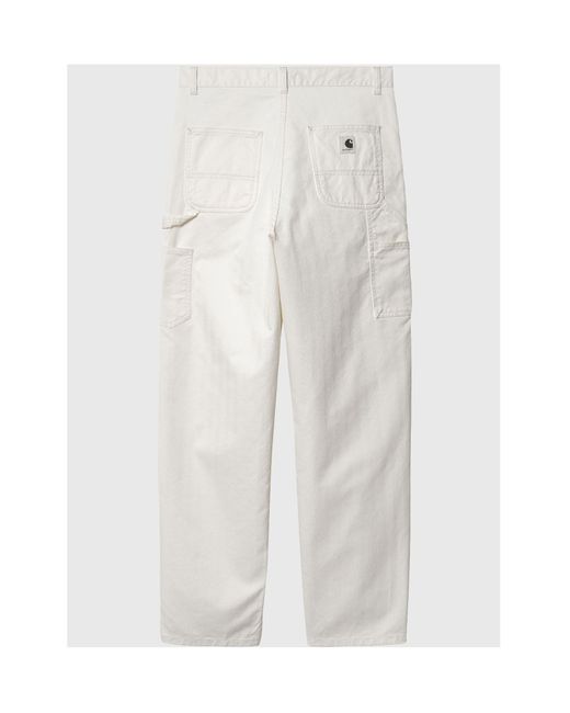 Carhartt White Belt-Loop Casual Pants