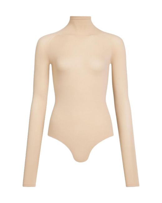 Alaïa White Jersey Second Skin Bodysuit