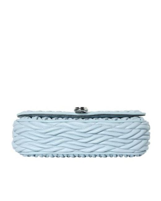 Michael Kors Blue Flap-Top Medium Shoulder Bag