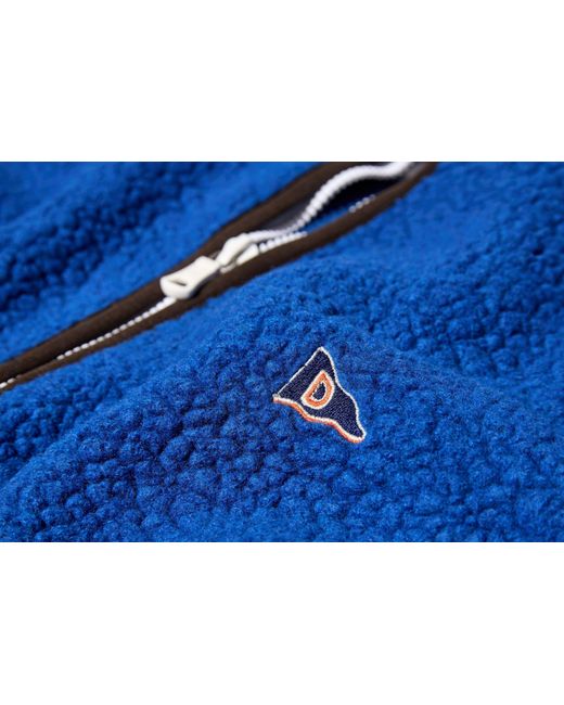 Drake's Blue Long-Sleeved Casual Jacket for men