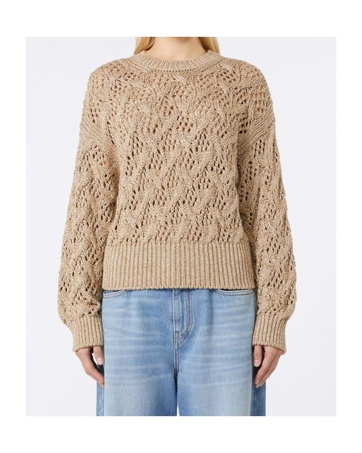 Max Mara Natural Studio Pilade Crewneck Knitted Jumper