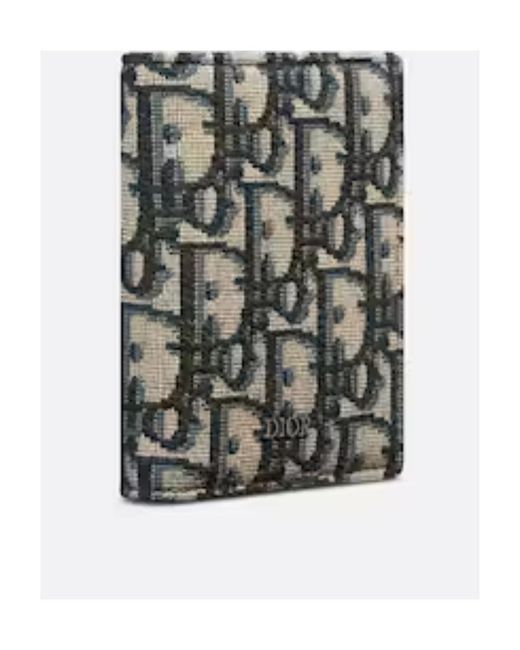 Dior Gray Trifold Wallet for men