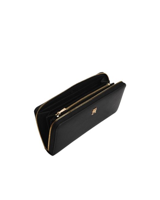 Tommy Hilfiger Black Hilfiger Icon Zip-Around Wallet
