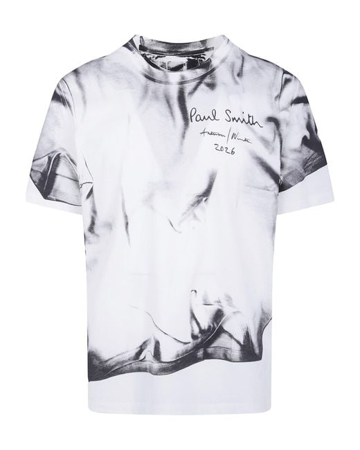 Paul Smith White Short-Sleeved T-Shirt for men
