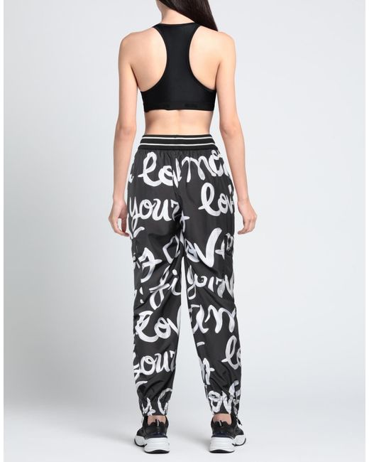 Dolce & Gabbana Black Drawstring Casual Pants