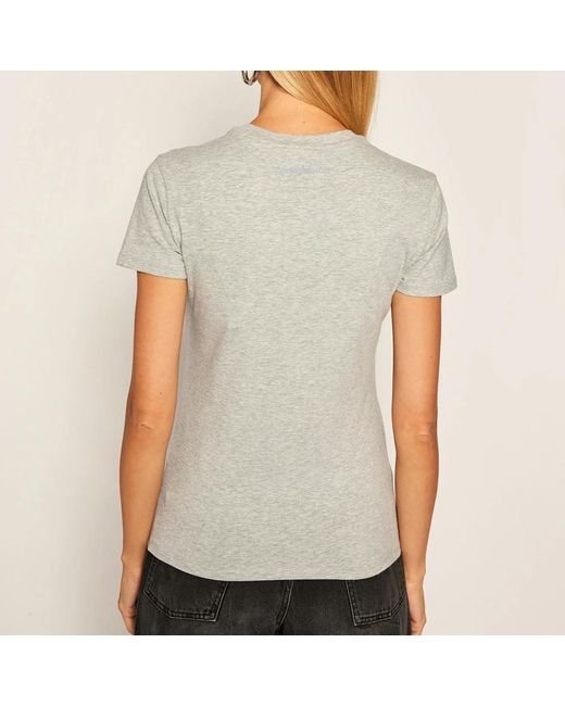 Emporio Armani Blue Logo Details T-Shirt