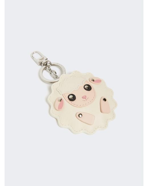 Weekend by Maxmara Metallic Leather Keyring