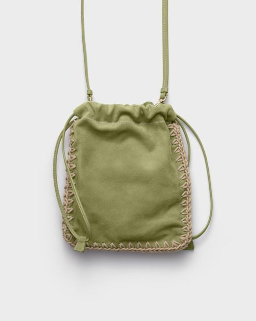 Prada Green Suede Smartphone Case
