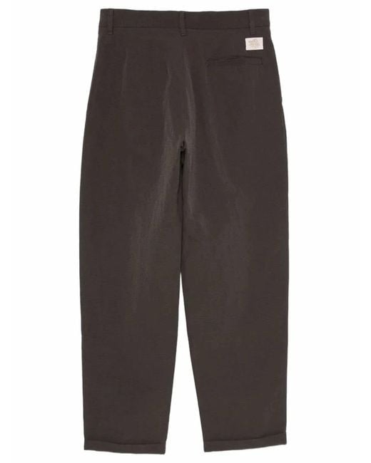 RANRA Gray Pleated Relaxed Pants for men