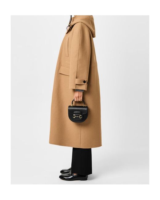 Gucci Natural Wool Cashmere Coat