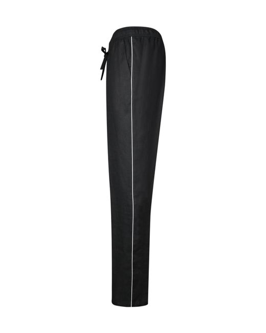 Dolce & Gabbana Black Elastic Drawstring Waist Pants for men