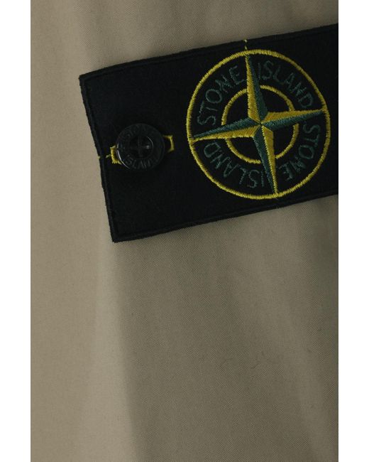 Stone Island Natural Watro-Tc Hooded Jacket for men