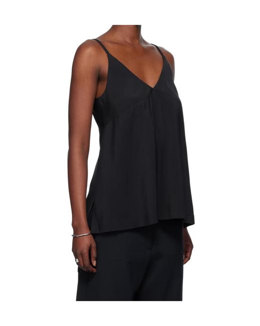 Studio Nicholson Black V-Neck Sling
