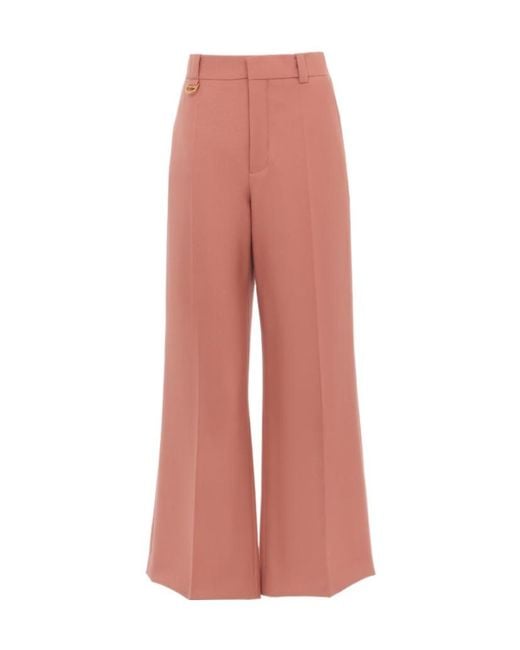 Chloé Pink Chloé Flared Bootcut Trousers