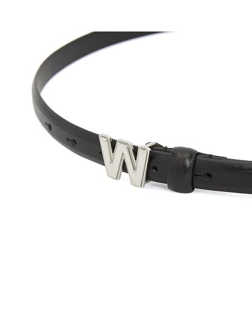 Weekend by Maxmara Black Logo Belt