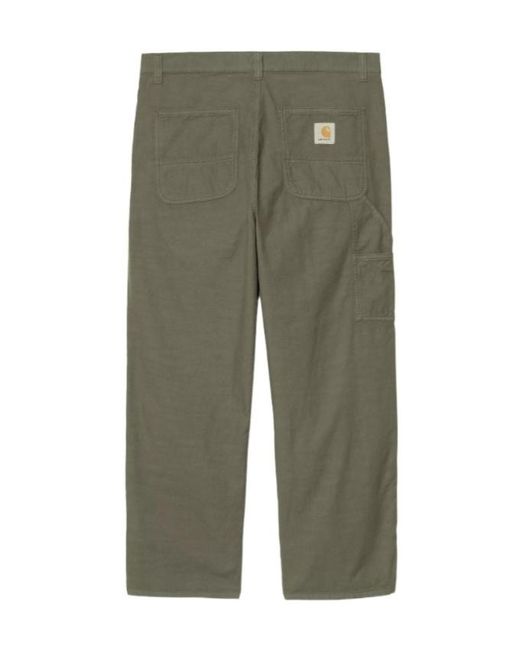 Carhartt Green Walt Patch-Pocket Trousers for men