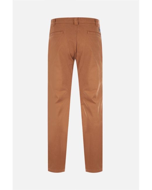 KENZO Brown Straight Casual Pants for men