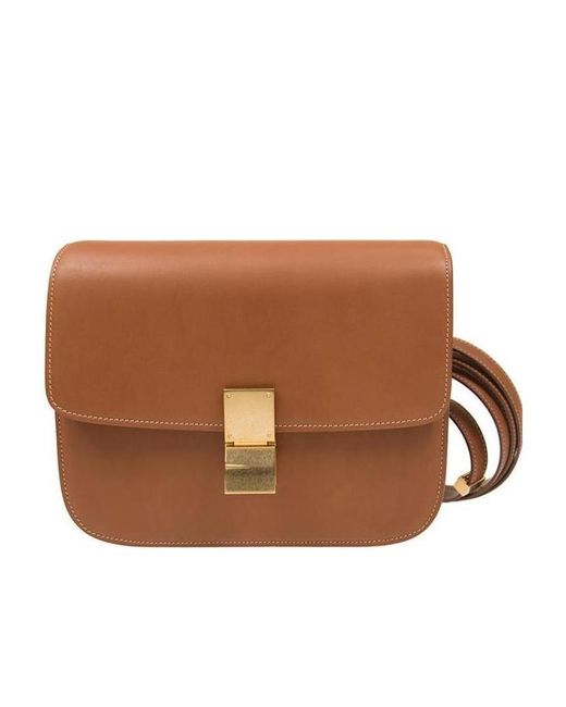 Céline Brown Medium Classic Bag