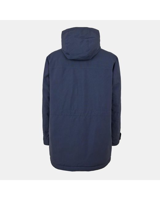 Boss Blue Hooded Long Sleeve Jacket for men