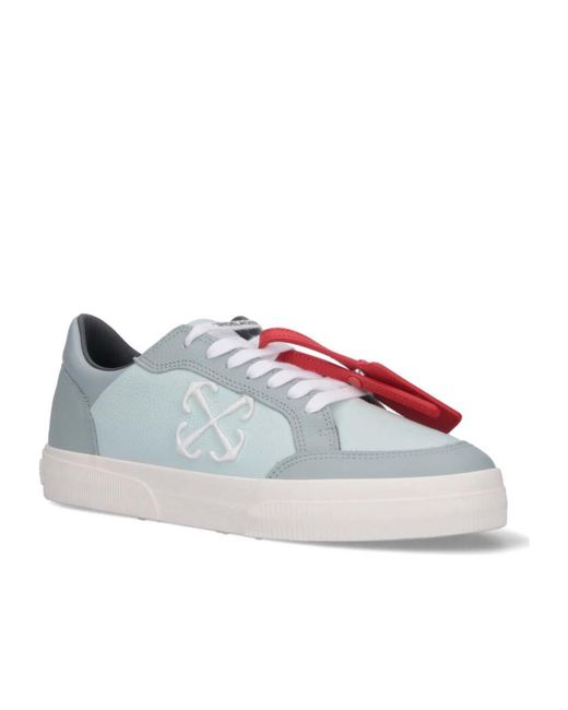 Off-White c/o Virgil Abloh Multicolor New Low Vulcanized Lace-Up Sneakers for men
