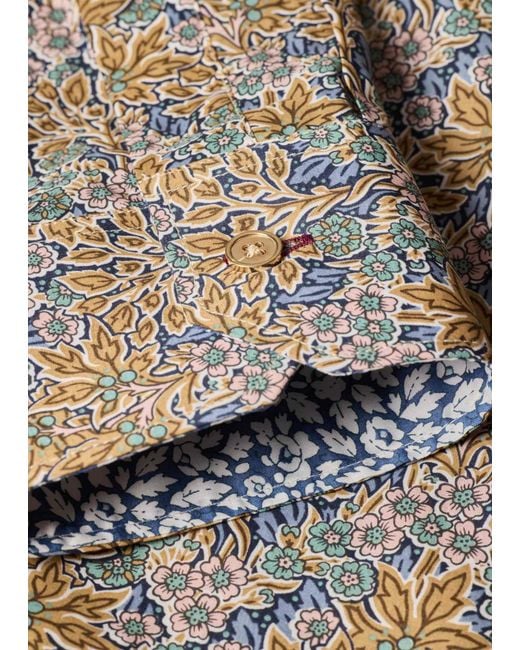 Paul Smith Multicolor Liberty Floral Print Tailored-Fit Shirt for men