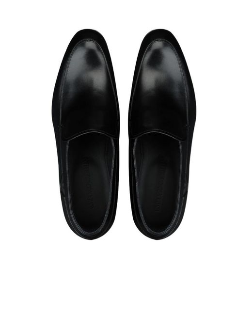 Emporio Armani Black Logo Business Casual Shoes for men