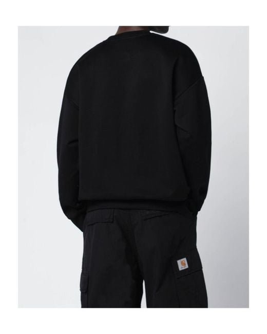 Tatras Black Logo Crewneck Sweatshirt for men