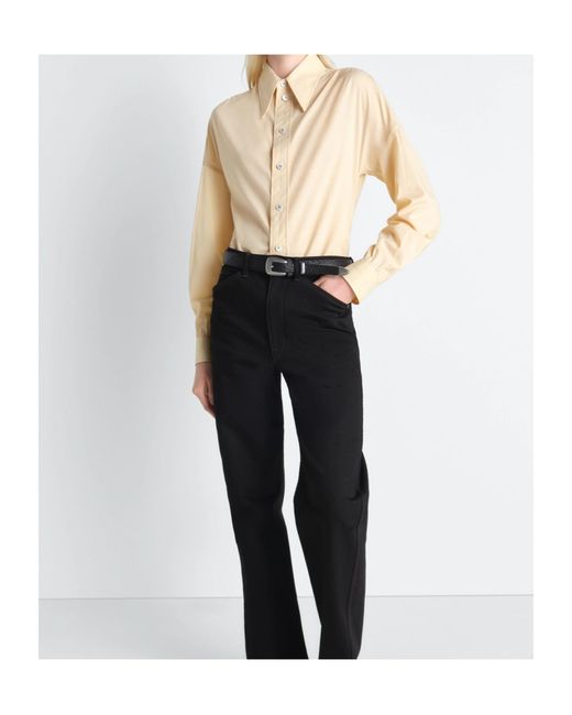 Lemaire Natural Pointed-Collar Shirt