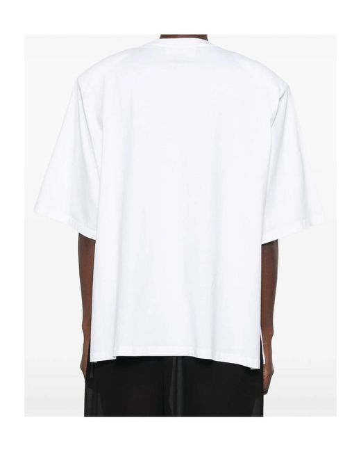 Frankie Shop White Crew-Neck T-Shirt