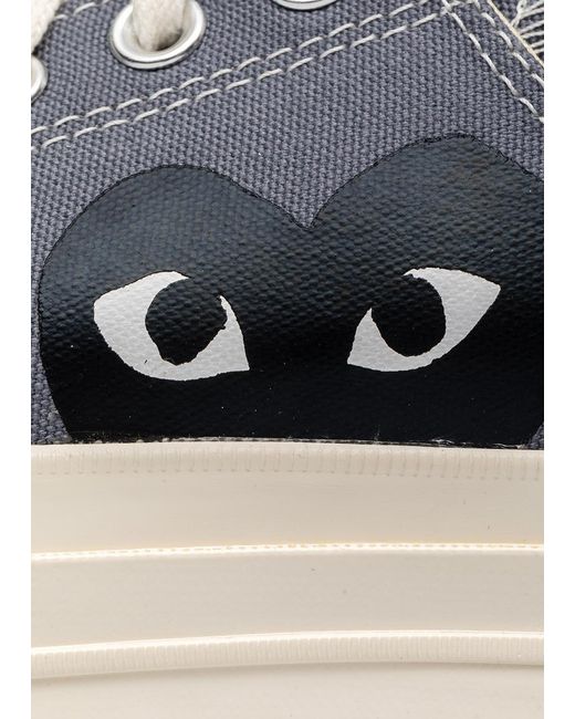 COMME DES GARÇONS PLAY White Logo Lace-Up Casual Shoes for men