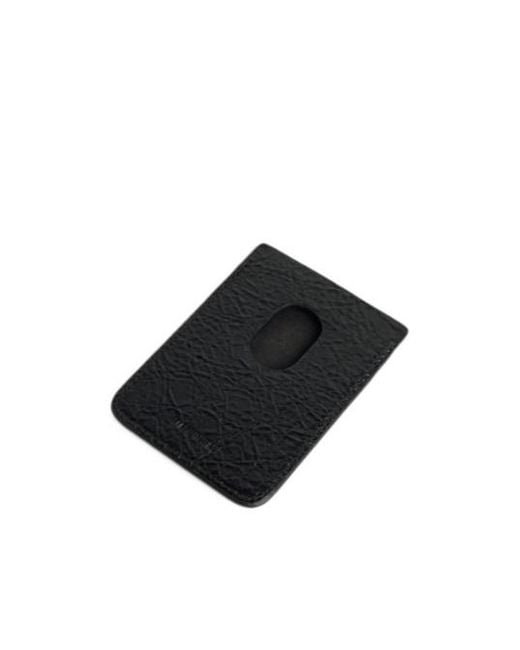 Balenciaga Black Magnetic Cash And Card Holder for men