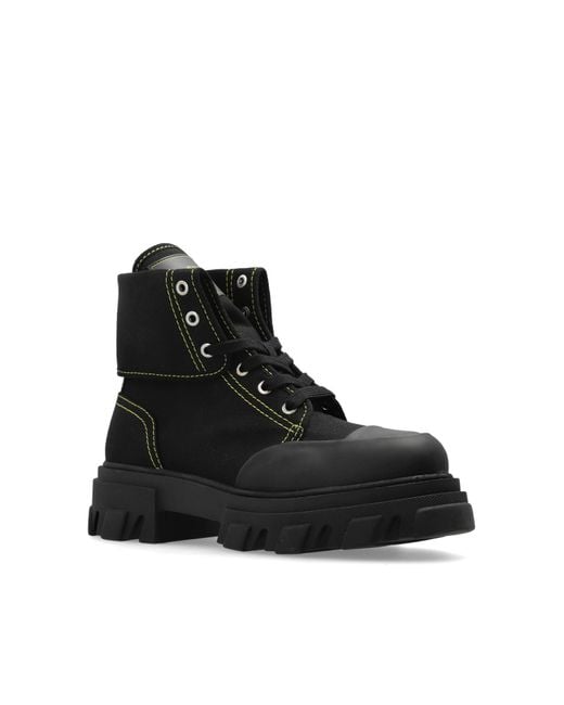 Ganni Black Trail Boots