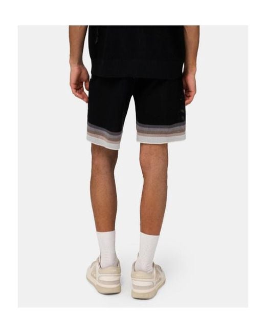 Amiri Black Ma Sport Logo-Trim Shorts for men