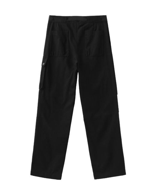 Marissa Chiara Black Button Overalls for men