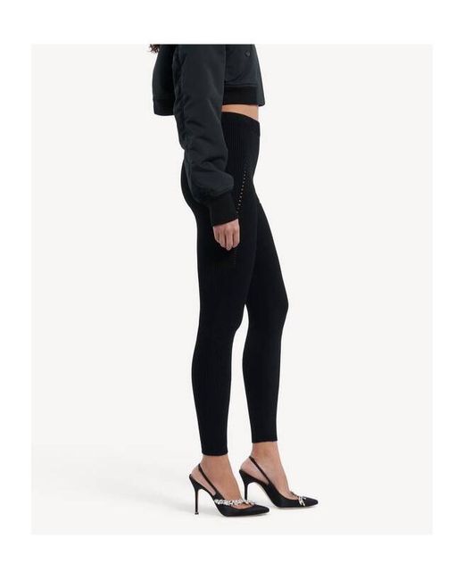 Balenciaga Black Techwear Leggings