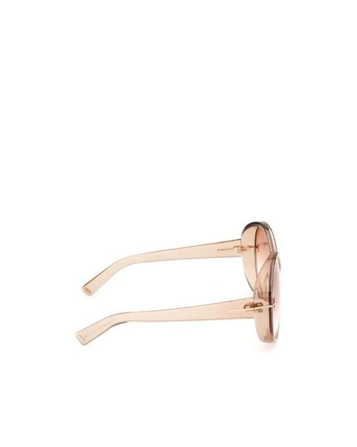 Tom Ford Pink Eyewear Edie Oversized Sunglasses for men