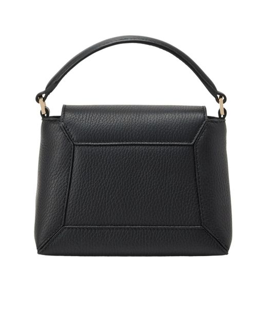 Strathberry Black Bar Detail Shoulder Bag