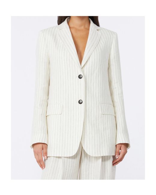 Max Mara White Blazers